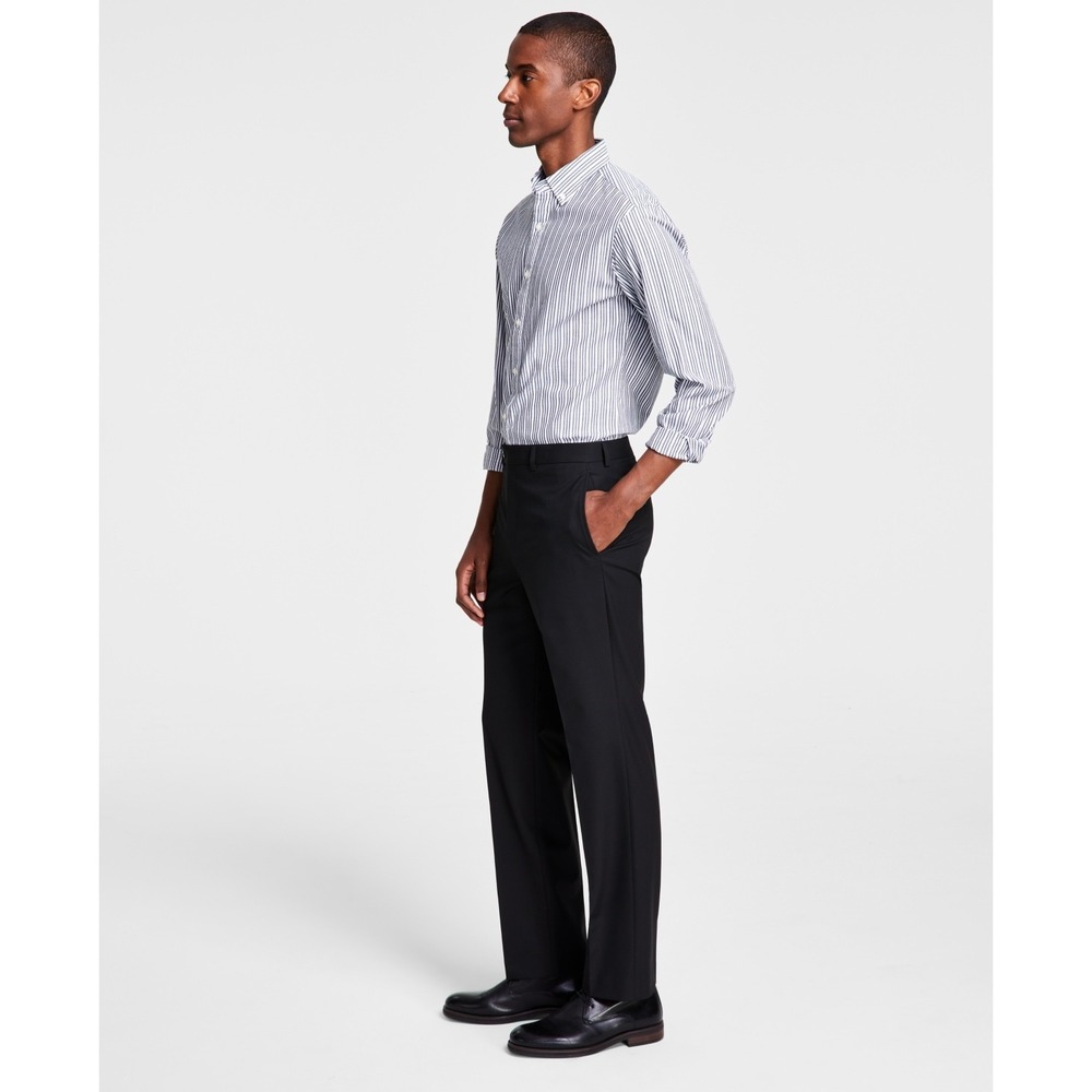 Michael Kors Dress Pants Mens 44x30 Black Suit Separate‎ Straight Leg *FLAW*